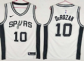 Spurs 10 DeMar DeRozan White Nike Swingman Stitched NBA Jersey,baseball caps,new era cap wholesale,wholesale hats
